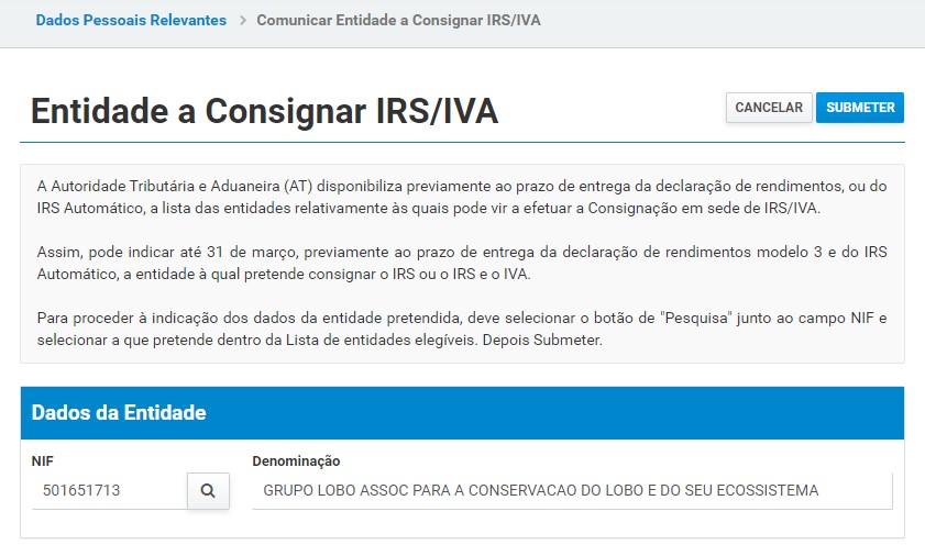 Entidade Consignar